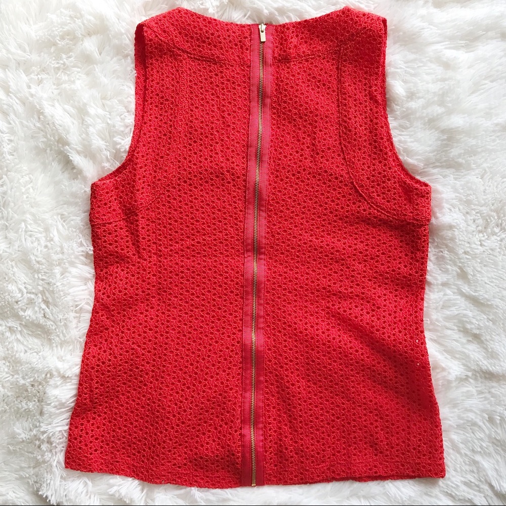 Banana Republic orange sleeveless top - Picture 3 of 8